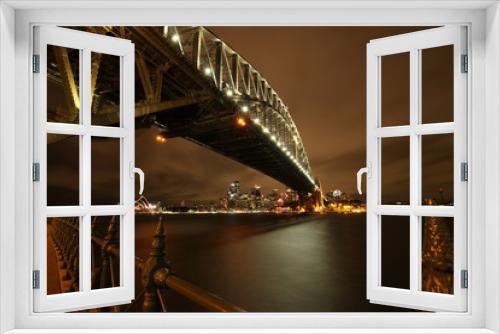 Fototapeta Naklejka Na Ścianę Okno 3D - Sydney Harbour Bridge By Night