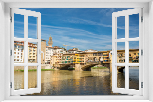 Fototapeta Naklejka Na Ścianę Okno 3D - Ponte Vecchio in Florence, Italy