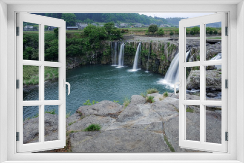 Fototapeta Naklejka Na Ścianę Okno 3D - Harajiri Falls