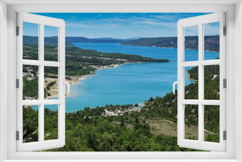 Fototapeta Naklejka Na Ścianę Okno 3D - Lac de Sainte-Croix in French Provence