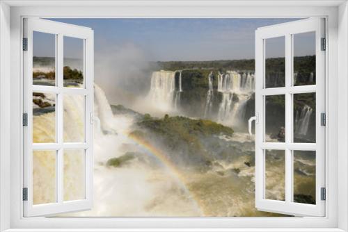 Fototapeta Naklejka Na Ścianę Okno 3D - View of Iguayu falls