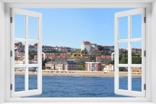 Fototapeta Naklejka Na Ścianę Okno 3D - Panorama of Comillas, Cantabria