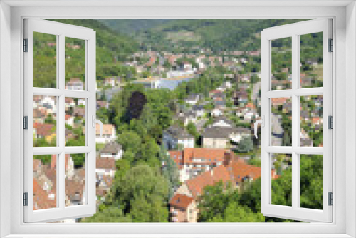 Aerial view of Kaysersberg village