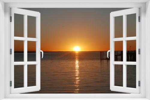 Fototapeta Naklejka Na Ścianę Okno 3D - Fraser Island sunset