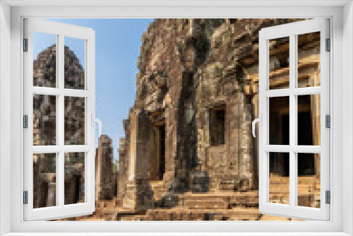 Fototapeta Naklejka Na Ścianę Okno 3D - Sanctuary of Bayon temple in Angkor Thom. Cambodia