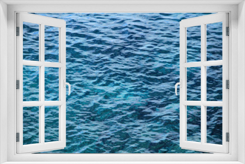 Fototapeta Naklejka Na Ścianę Okno 3D - Deep blue ocean 