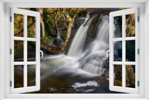 Fototapeta Naklejka Na Ścianę Okno 3D - River Caerfanell at Blaen-y-Glyn, Powys, Wales