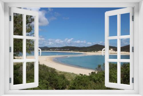 Fototapeta Naklejka Na Ścianę Okno 3D - Fingal Bay NSW Australia