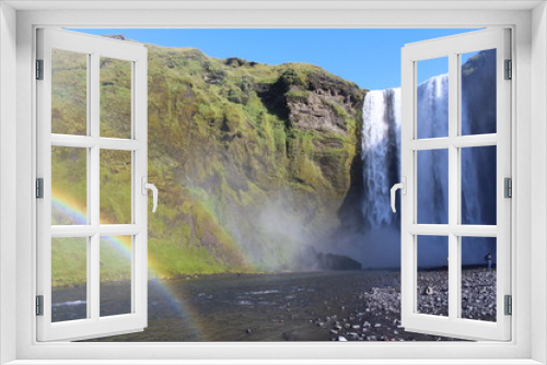 Fototapeta Naklejka Na Ścianę Okno 3D - waterfalls