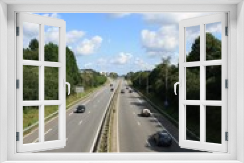 Fototapeta Naklejka Na Ścianę Okno 3D - Autoroute