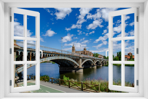 Fototapeta Naklejka Na Ścianę Okno 3D - Beautiful panoramic of Salamanca