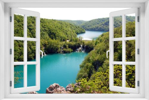 Fototapeta Naklejka Na Ścianę Okno 3D - plitvice lakes in croatia