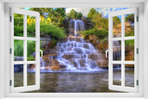 Fototapeta Naklejka Na Ścianę Okno 3D - Falls