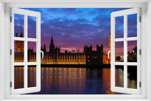 Fototapeta Naklejka Na Ścianę Okno 3D - London. Big Ben clock tower.