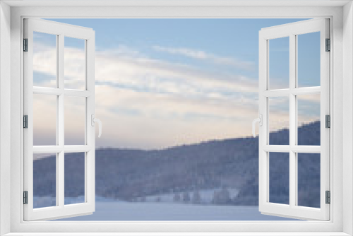 Fototapeta Naklejka Na Ścianę Okno 3D - A wonderful winter landscape in beautiful Bavaria