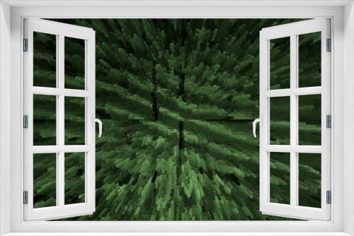Fototapeta Naklejka Na Ścianę Okno 3D - Green star explosion. Green splash wallpaper