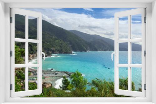 Fototapeta Naklejka Na Ścianę Okno 3D - Italian coast, Cinque Terre, Liguria