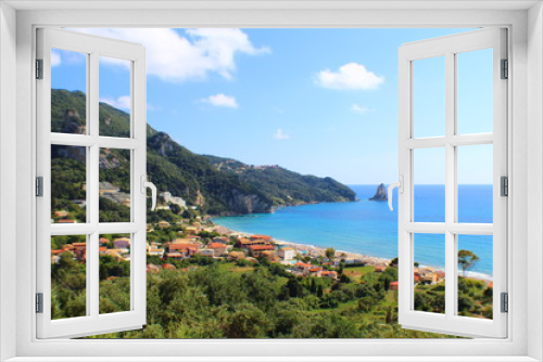 Fototapeta Naklejka Na Ścianę Okno 3D - Corfu Landscape