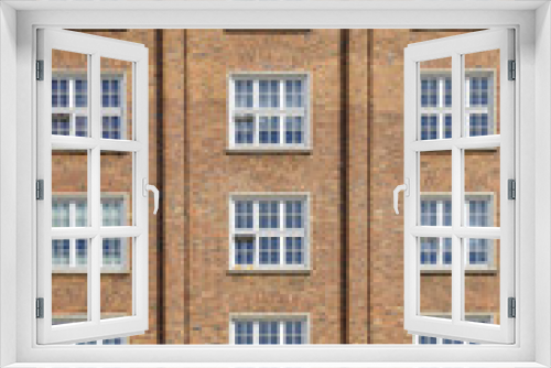 Fototapeta Naklejka Na Ścianę Okno 3D - Fensterfront Hochhaus