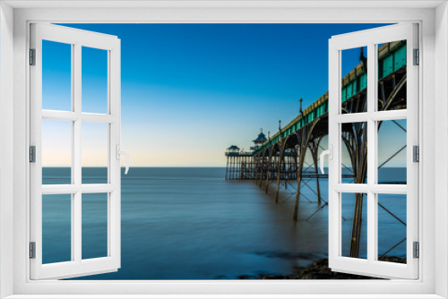 Fototapeta Naklejka Na Ścianę Okno 3D - Clevedon Pier built during the 1860's believed to be the most beautiful Victorian Pier in England. Clevedon, Somerset.