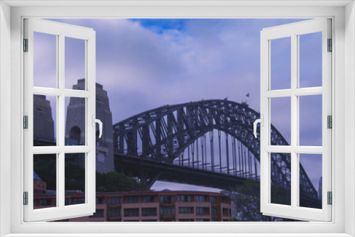 Fototapeta Naklejka Na Ścianę Okno 3D - Sydney Harbour Bridge. Australia Cityscape Image