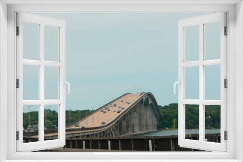 Fototapeta Naklejka Na Ścianę Okno 3D - Jamestown Verrazzano Bridge - Rhode Island