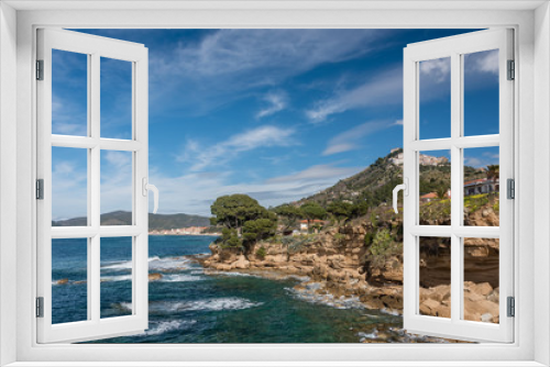 Fototapeta Naklejka Na Ścianę Okno 3D - Beautiful Rocky Mediterranean Coast of Southern Italy