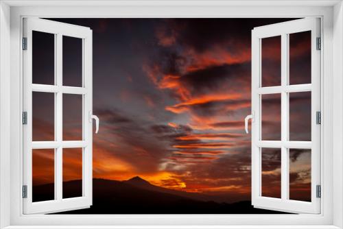 Fototapeta Naklejka Na Ścianę Okno 3D - Cielo del Teide