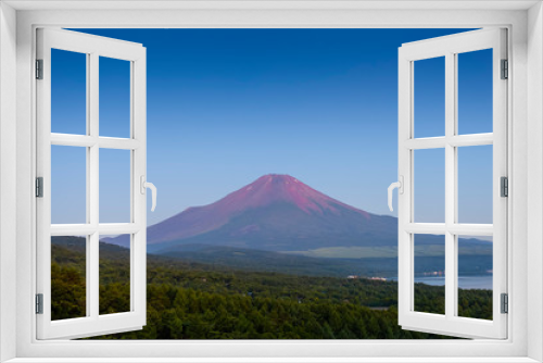 Mt.Fuji in summer season seem from Panoramadai view point