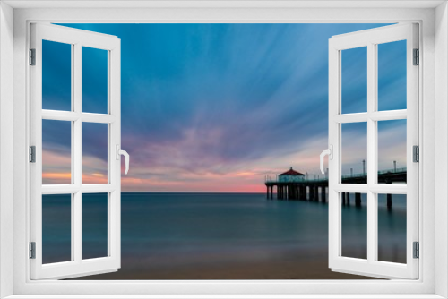 Fototapeta Naklejka Na Ścianę Okno 3D - Manhattan Beach