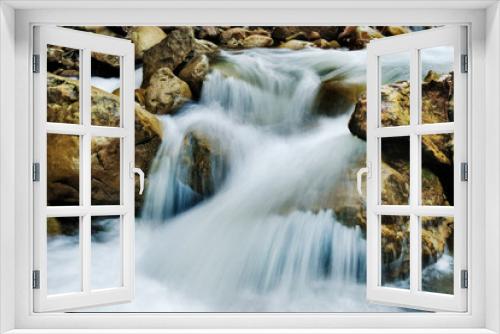 Fototapeta Naklejka Na Ścianę Okno 3D - Water stream