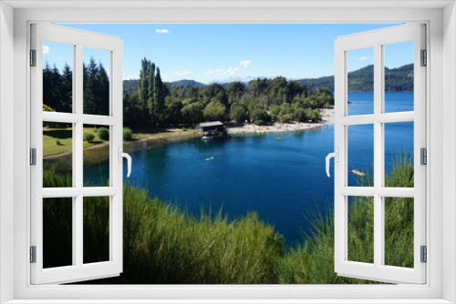 Fototapeta Naklejka Na Ścianę Okno 3D - Bariloche - Lake Road - Argentina