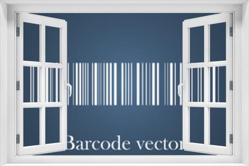 Fototapeta Naklejka Na Ścianę Okno 3D - Barcode vector illustration isolated