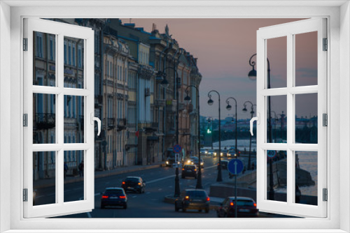 Fototapeta Naklejka Na Ścianę Okno 3D - Summer in the city
