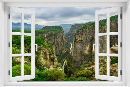 Fototapeta Naklejka Na Ścianę Okno 3D - Amazing Tazi Canyon (Bilgelik Vadisi) in Manavgat, Antalya, Turkey