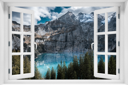 Fototapeta Naklejka Na Ścianę Okno 3D - cold glacial lake