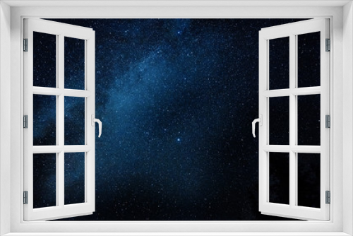 Fototapeta Naklejka Na Ścianę Okno 3D - Dark Blue Space 