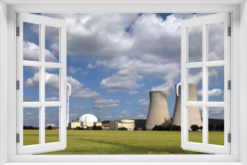 Fototapeta Naklejka Na Ścianę Okno 3D - Atomkraftwerk