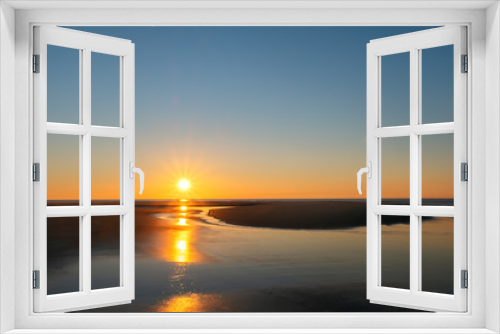 Fototapeta Naklejka Na Ścianę Okno 3D - Sunrise, East Beach, St Simons Island, GA