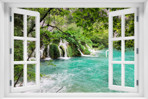 Fototapeta Naklejka Na Ścianę Okno 3D - Plitvice natural parks