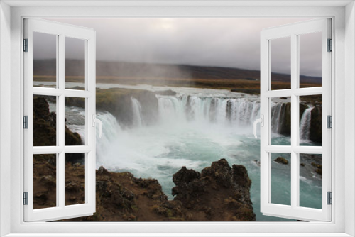 Fototapeta Naklejka Na Ścianę Okno 3D - Godafoss waterfall (Iceland)