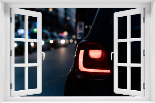 Fototapeta Naklejka Na Ścianę Okno 3D - Car backlight on