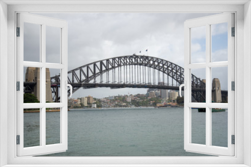 Fototapeta Naklejka Na Ścianę Okno 3D - Sydney Harbor bridge in Australia
