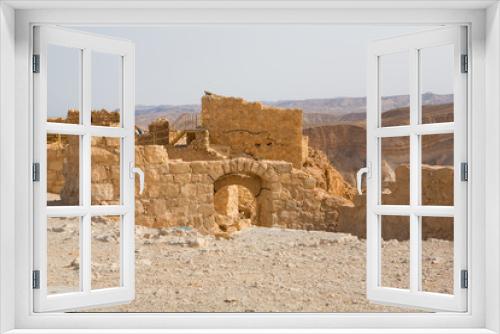 Fototapeta Naklejka Na Ścianę Okno 3D - Fortress of Massada. Israel.