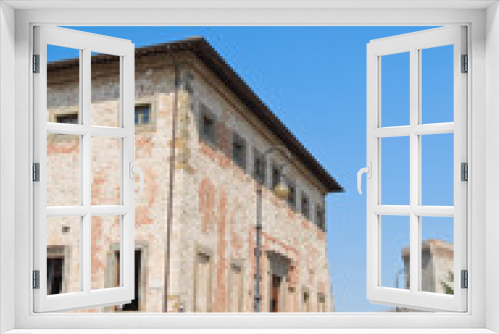 Fototapeta Naklejka Na Ścianę Okno 3D - Corgna Palace. Castiglione del Lago. Umbria.