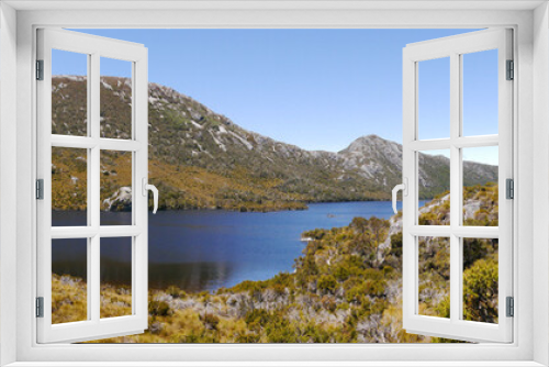 Fototapeta Naklejka Na Ścianę Okno 3D - Panorama - Dove Lake und Cradle Mountain