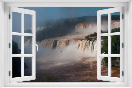 Fototapeta Naklejka Na Ścianę Okno 3D - cascata di iguazu