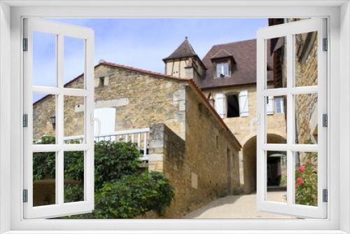 Fototapeta Naklejka Na Ścianę Okno 3D - Castelnaud
