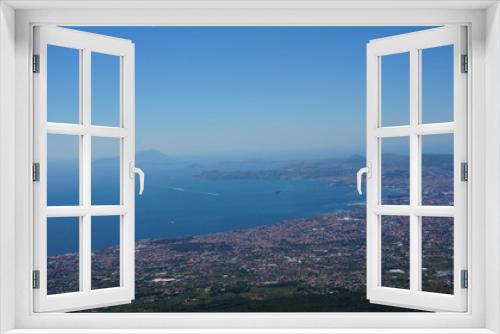 Fototapeta Naklejka Na Ścianę Okno 3D - Scenic picture-postcard view of the city of Napoli (Naples), view from the famous vulcano Vesuv