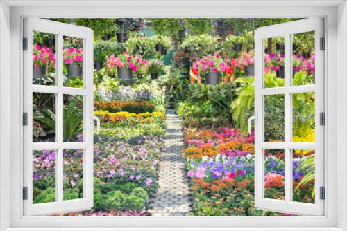 Fototapeta Naklejka Na Ścianę Okno 3D - Beautiful colorful flower background.